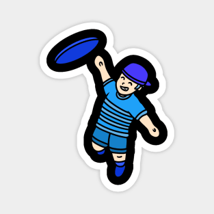 Ultimate Frisbee boy Magnet