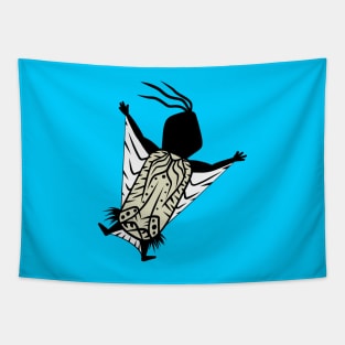 Extreme Sport Wingsuit Flying Tapestry
