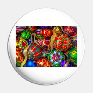 Christmas Time Ornaments Pin