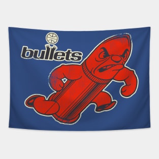 Defunct Washington Bullets 'Bullet Man' Tapestry