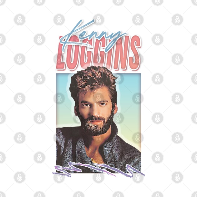 Kenny Loggins // Retro Aesthetic Fan Art Design by DankFutura