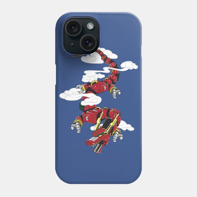 Year of the Zord Phone Case by Rollbiwan