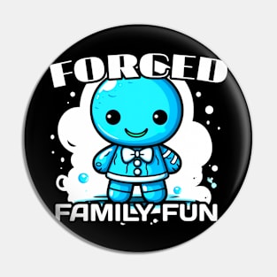 Forced Family Fun - Winter Gingerbread Man Pin