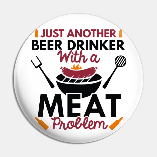 Beer Drinker Meat Pin by VectorPlanet