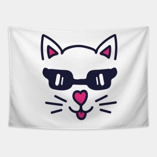 Cute Summer Cat Tapestry