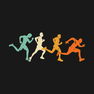 Retro Running Vintage Track And Field T-Shirt