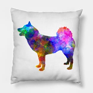 Greenland Dog in watercolor Pillow