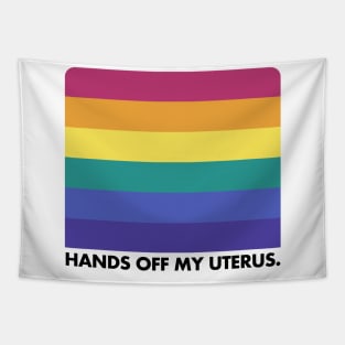 Hands Off My Uterus Tapestry