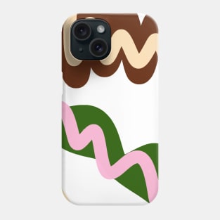 Colorful watercolor abstract texture Phone Case