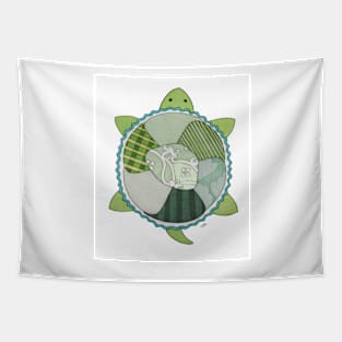 Key Lime Turtle Tapestry