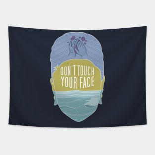 Don't touch your face Tapestry