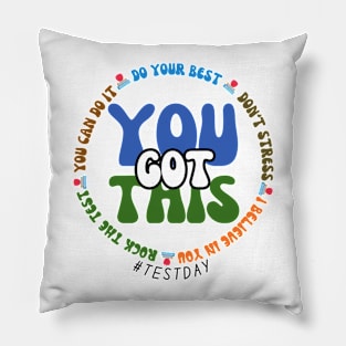 Teachers test day Pillow