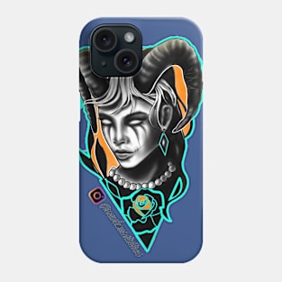 Lady of Darkness Phone Case