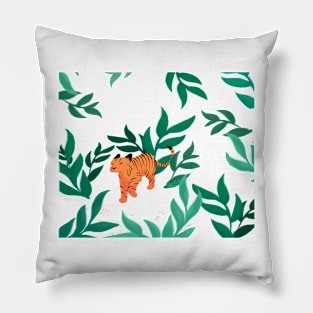 Tiger Plants Pillow