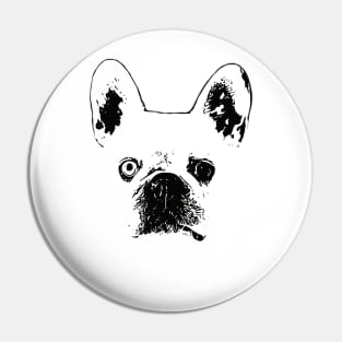 French Bulldog Face Design - A Frenchie Christmas Gift Pin