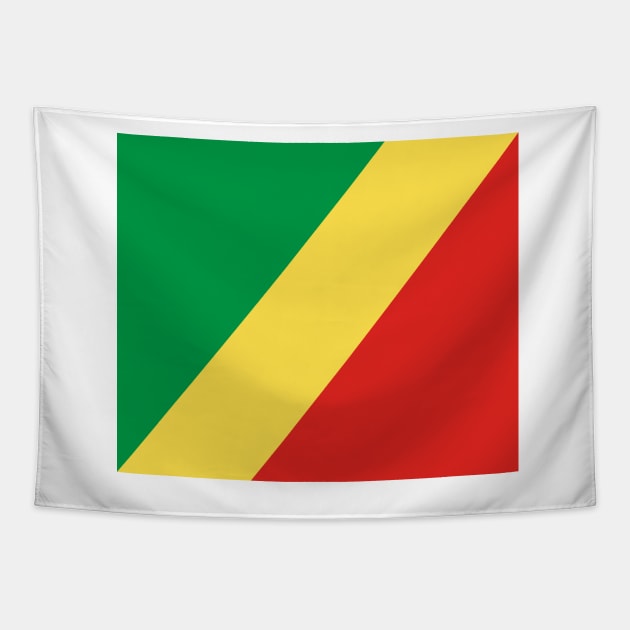 Congo Brazzaville flag Tapestry by flag for all