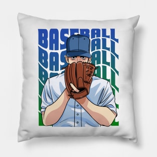 Baseball Pitcher Player Boys Girls Youth Sports Pillow