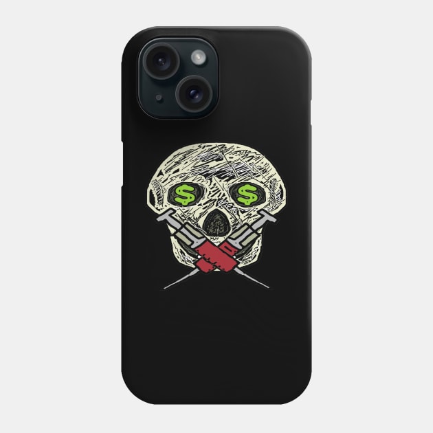 Anti Big Pharma Phone Case by Mark Ewbie