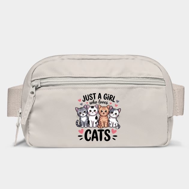 Just A Girl Who Loves Cats by Rachel's Store 6