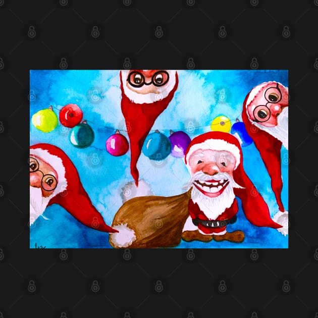 Santa clause group by The artist of light in the darkness 