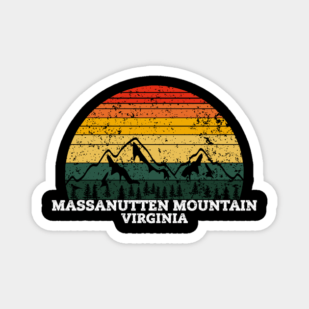 Massanutten Mountain Virginia Magnet by Kerlem