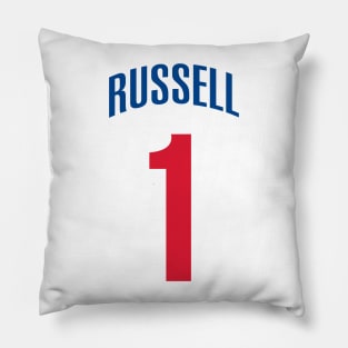 DeAngelo Russell Jersey Poster Pillow