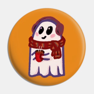 A ghostly cuppa' Pin