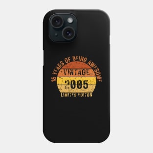 18 years of being awesome limited editon 2005 Phone Case