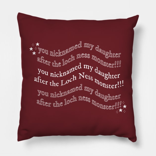 twilight Nessie Pillow by Turning Page Shop 