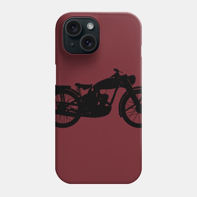 Old School Motorcycle Phone Case by ilrokery