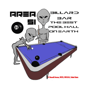 Area 51 Pool Hall T-Shirt