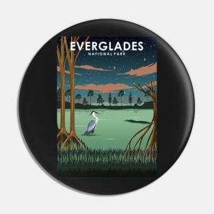 Everglades National Park Florida at Night Pin