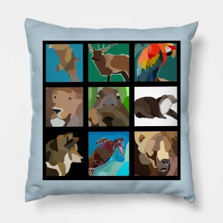 Animal Art Pillow