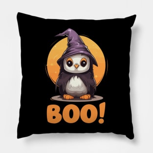 Cute Penguin Halloween Design! Pillow