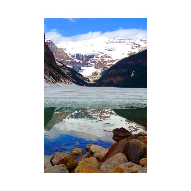 Lake Louise Victoria Glacier Alberta Canada by AndyEvansPhotos