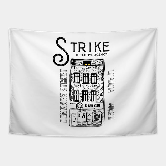 Cormoran Strike Tapestry by MorvernDesigns