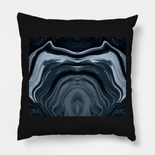 Black Sand Waves Pillow