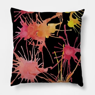 Citrus Splash Doodle Pillow