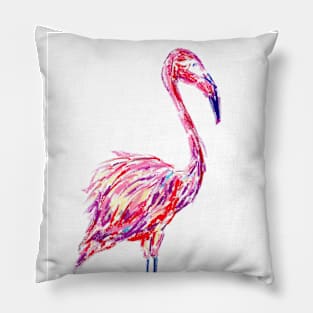 pink flamingo Pillow