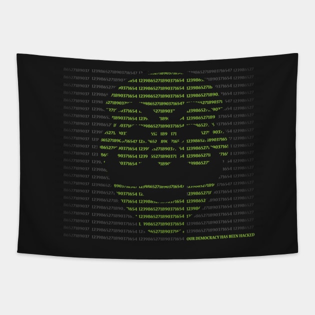 Hack the World Tapestry by Samiel