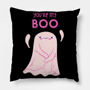 You're My BOO - Simple and sweet Halloween Ghost Pillow