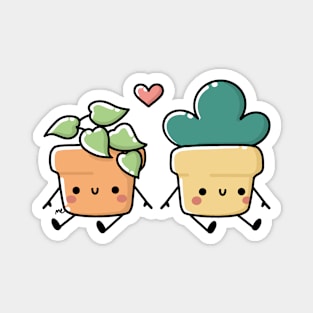 kawaii plants Magnet