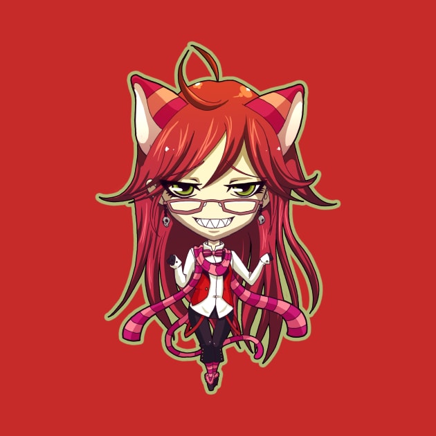 Grell in Wonderland by DasGnomo