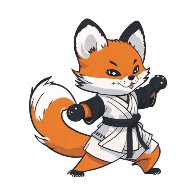 kung fu fox by Majkel&Majkel