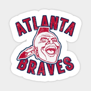Vintage Style Atlanta Braves Magnet
