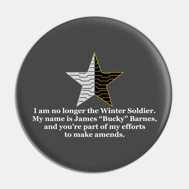 Bucky Barnes Quote Pin by bunky