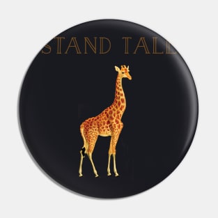 Stand Tall Giraffe Pin