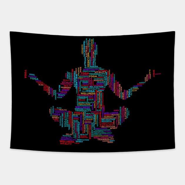 Yoga Tapestry by Bayumahardhika