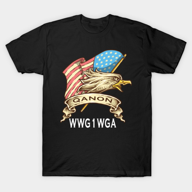 QAnon American Flag Eagle Boys Cotton Long Sleeve Tshirt