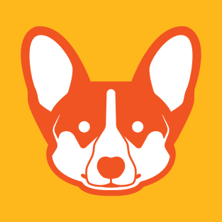 Corgi (Bright Orange) T-Shirt